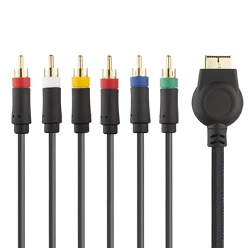 

Wire Video AV Cable TV Multi Out HD Component Connect Lead Accessories Game 1.8m 1080p Sound Audio For Sony Console