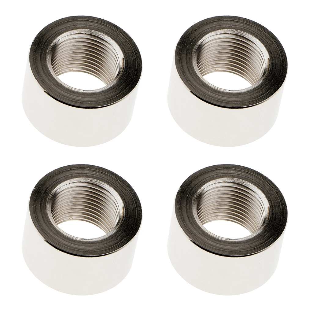 4pcs Durable M18x1.5mm O2 Oxygen Sensor Bung Adapter Exhaust Base Nut 304 Stainless Steel