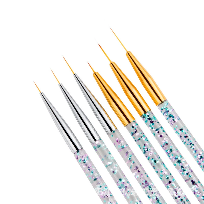 УФ-гель для рисования, кисть для ногтей, акриловая ручка для ногтей, смешанные цвета, ручка для ногтей, инструменты для маникюра