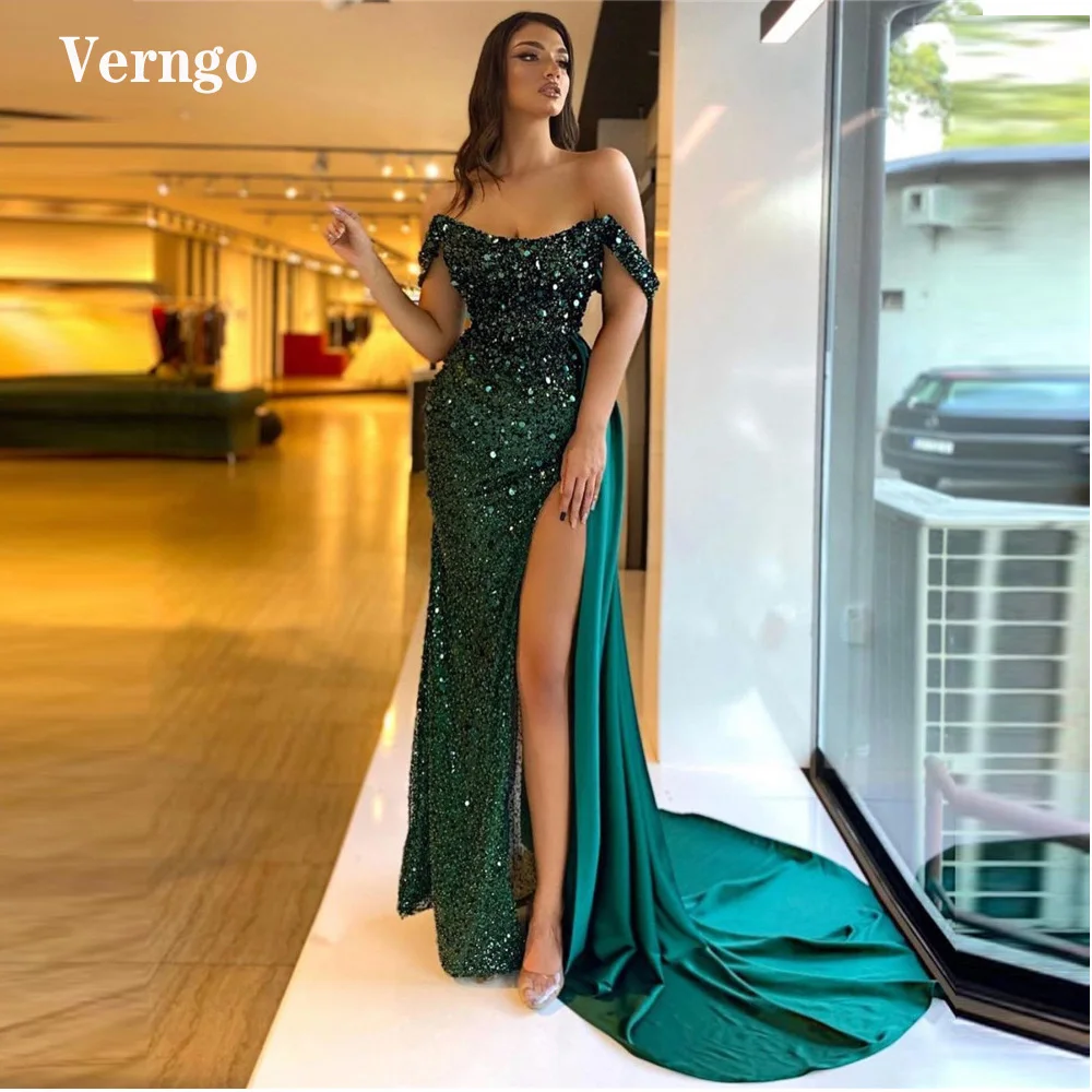Verngo Sparkly Emerald Green Sequin 