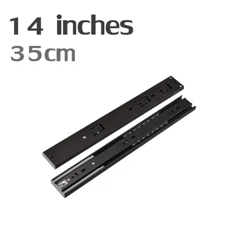 

1 Pair Kitchen Cabinet Drawer Rails Hardware Drawer Slides Quiet Sliding Cushion Cap Sliding Door Locks