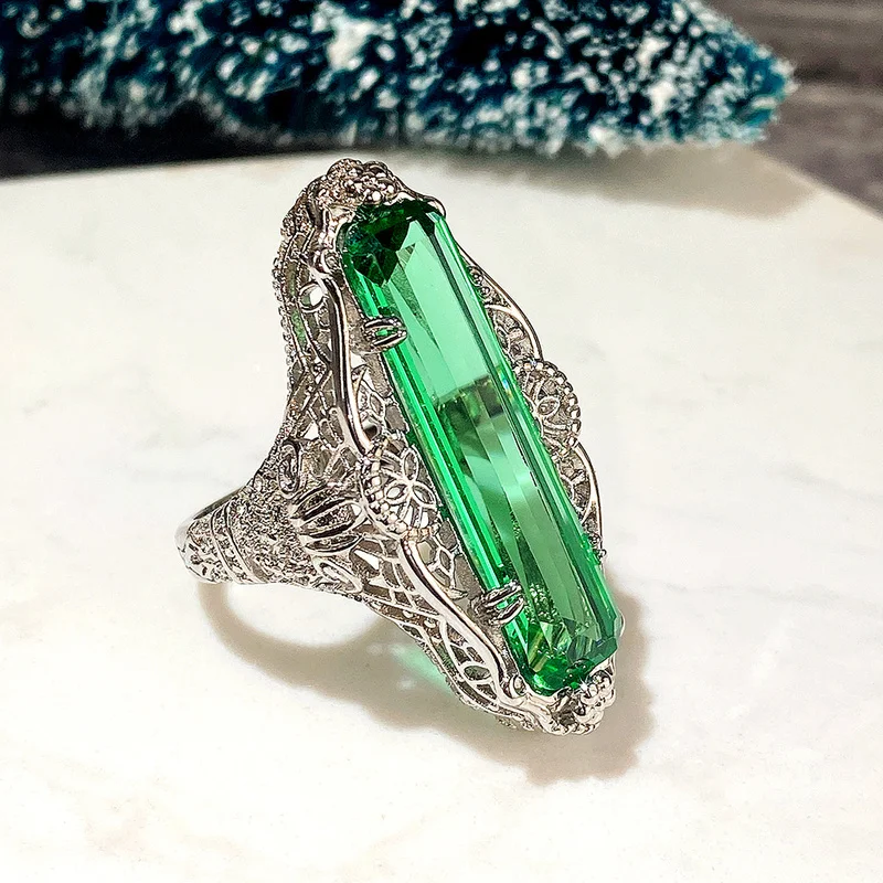 Female Vintage Style Rings for Party Jewelry Accessories