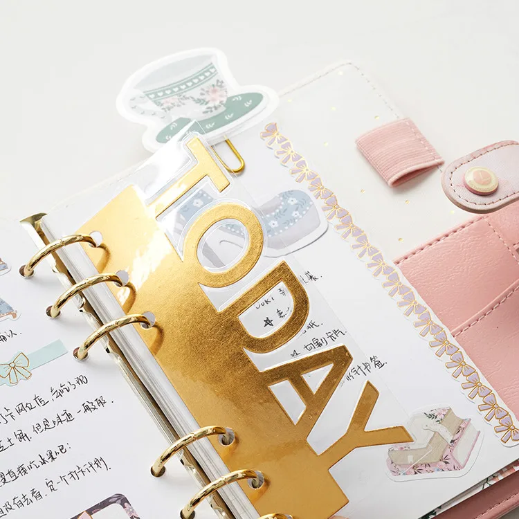 

Lovedoki Cute Plastic Covered Bookmark Fruit Duck Cute Cartoon Paper Clip Bookmarks Planner Decorative Accessories Stationery