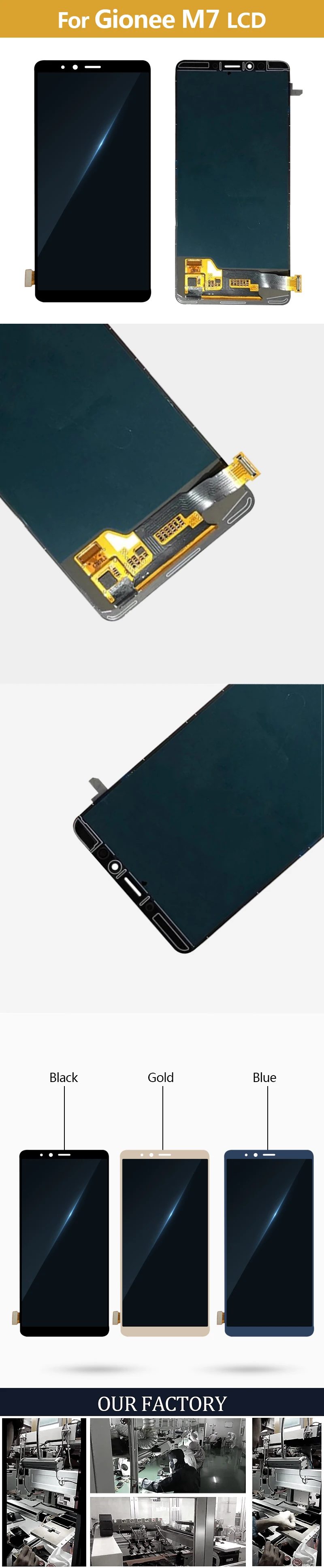 6,0" для Gionee M7 ЖК-дисплей сенсорный экран дигитайзер панель сборка запасные части ЖК-экран для Gionee M7 дисплей