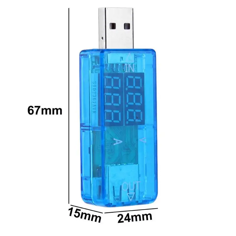 USB зарядное устройство постоянного тока 3,2-10 В 0-3A светодиодный измеритель напряжения тока Вольтметр Амперметр