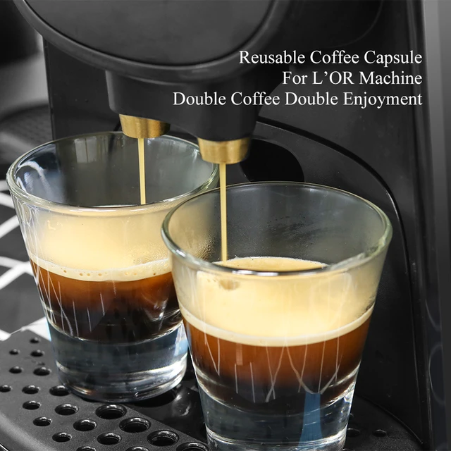 ICafilasFor Nespresso LOR Machine Reusable Coffee Filter For