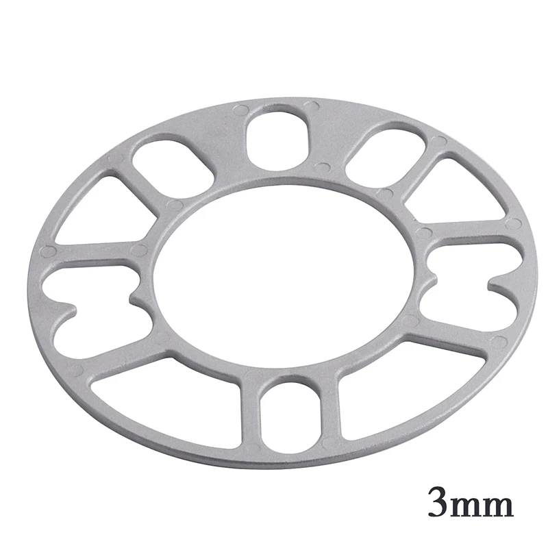 NS Modify Universal 3mm 5mm 8mm 10mm Aluminum Car Wheel Spacer Shims Plate Fit 4x100 4x114.3 5x100 5x108 5x114.3 5x120