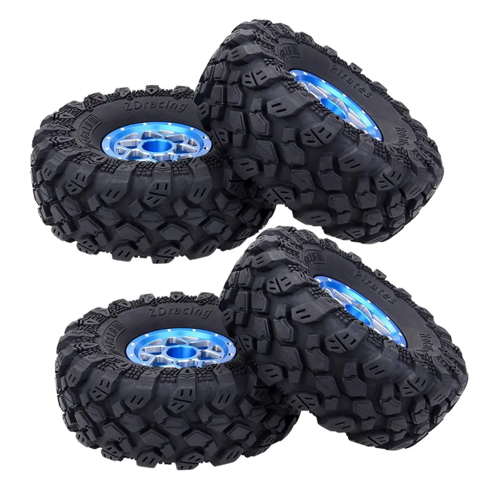 1.9" 1/10 RC Crawler Truck Wheels Tires Metal Beadlock Wheel Rims& 120mm Tyre Tires For RC Traxxas 82046-4 TRX-4 Ford Bronco