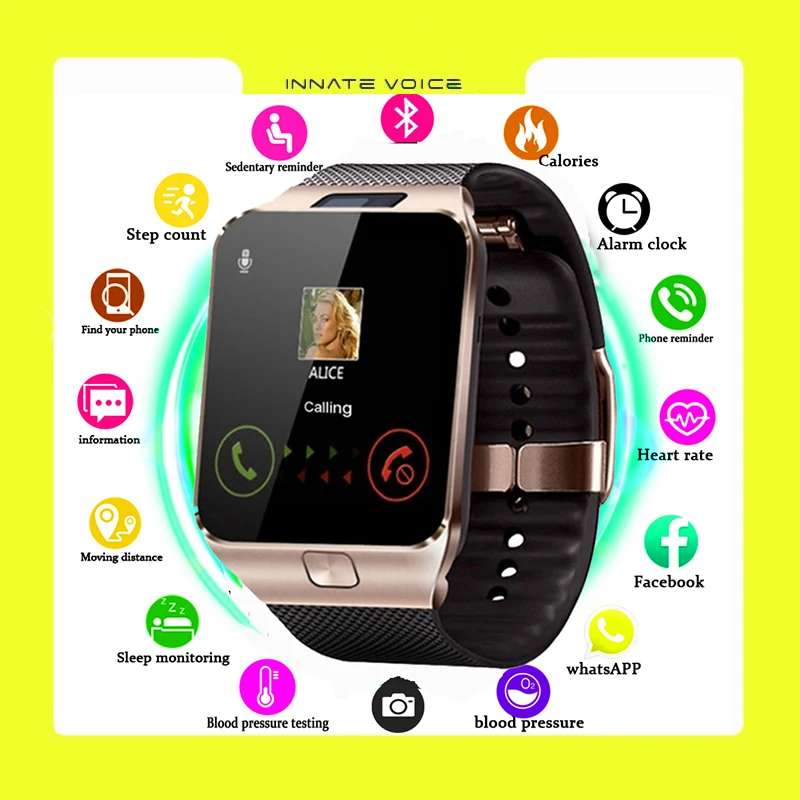 Смарт-часы ZK50 2020 DZ09 Bluetooth мужские/мужские часы фитнес-трекер музыкальная камера