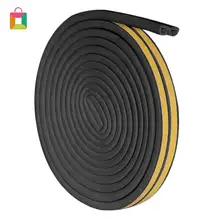 

Type Door Weather Strip Self Adhesive Rubber Seal Foam Tape Window Dustproof Soundproof Insulation Tools
