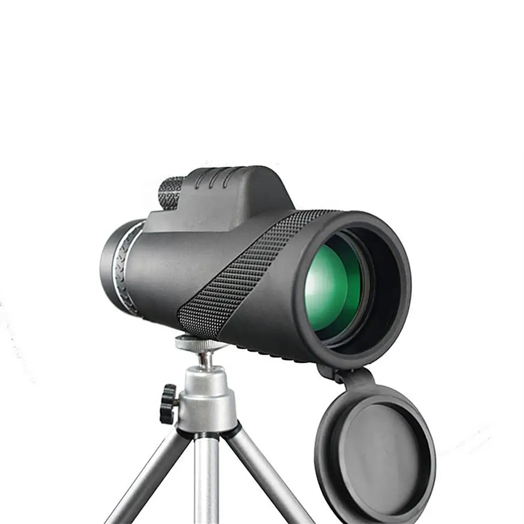 40X60 Монокуляр BAK4 Монокуляр телескоп HD Vision призменный телескоп с компасом зажим для телефона Штатив для активного отдыха
