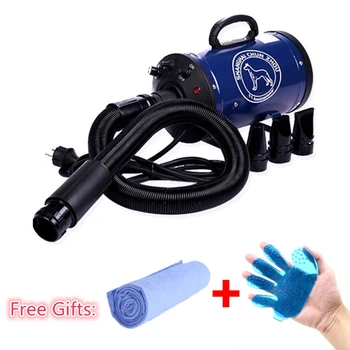 

2018 Cheap Pet Hair Dryer Blower Dog Grooming Dryer Bs2400 220v/110v 2400w EU Plug Pink Blue Color Fast To Russian