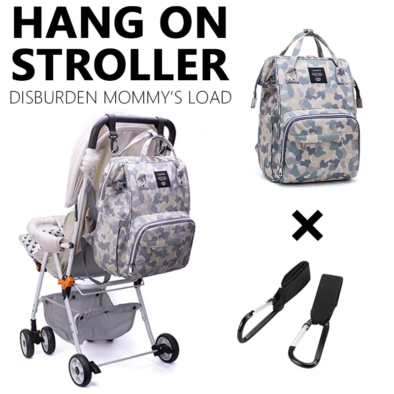 Lequeen Fashion Mummy Maternity Nappy Bag Brand Large Capacity Baby Bag Travel Backpack Designer Nursing Bag for Baby Care