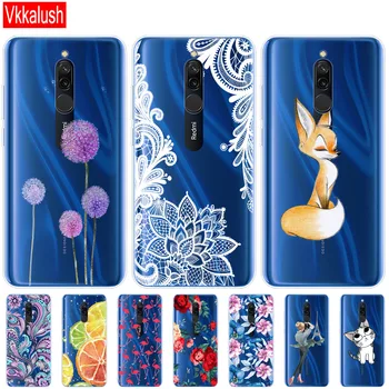 

silicon case for xiaomi redmi 8 cases full protection soft tpu back cover on redmi 8 bumper hongmi 8 phone shell bag coque