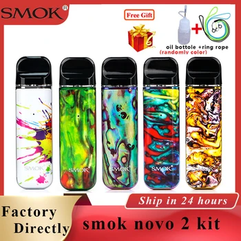 

Original Pod Vape SMOK novo 2 pod kit 2ml & 800mAh battery Electronic cigarette Vape Pod upgraded version vs smok novo/smok nord
