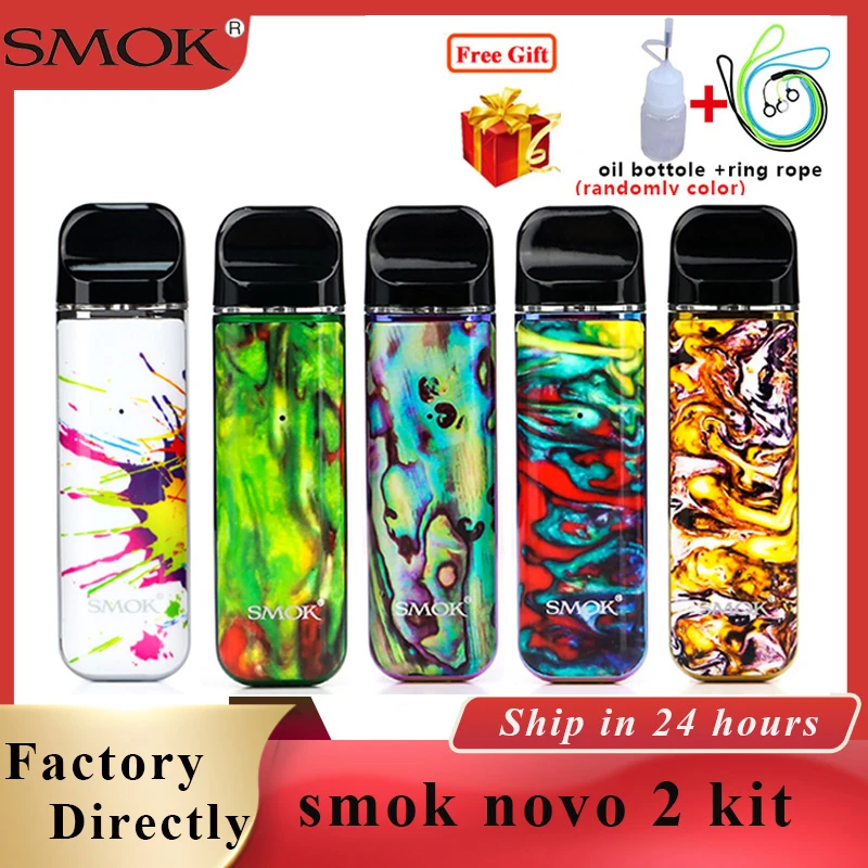 Оригинальный комплект для электронной сигареты SMOK novo 2 Pod мл и 800 мА · ч улучшенная