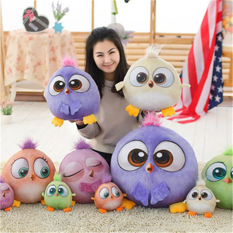 Angry Cute Birds Of Movie плюшевые игрушки peluches Birds цыпленок подушка мягкая чучела Мультфильм Животные подарок для детей и украшения