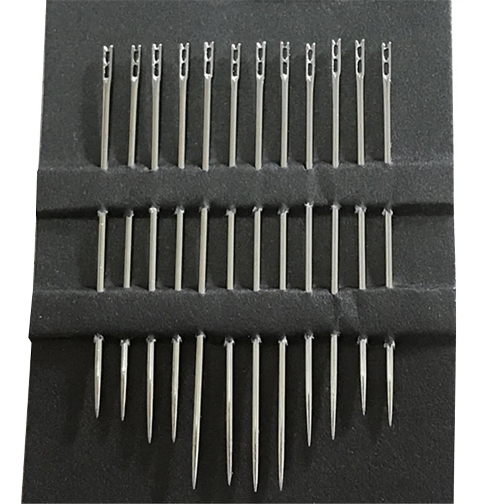 Silver-1 packs Само-threading иглы кисти разных размеров нить швейная строчка шпильки с золотым напылением PAK55 - Цвет: Silver-1 packs