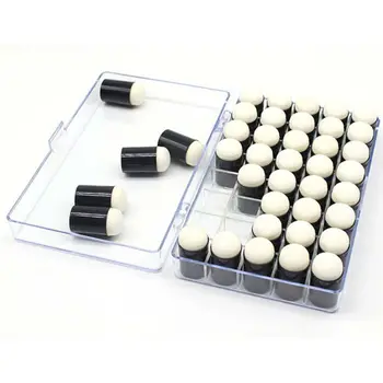 

40pcs DIY Finger Sponge Dauber Painting Ink Pad Stamping Brush Craft Case Art Tool with Box Scrapbooking Darwing