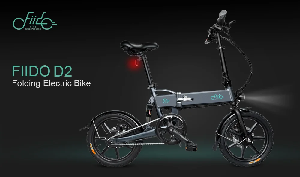 FIIDO D2 складной электрический велосипед три режима езды ebike 250 Вт двигатель 25 км/ч 25-40 км Диапазон e велосипед 16 дюймов покрышка электрического велосипеда