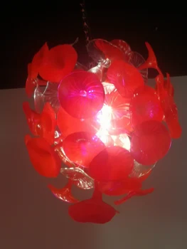 

New Product 2020 Luxury Hand Blown Glass Flower Chandelier Hanging Lamp