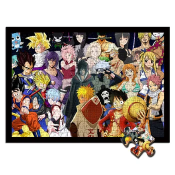 

Wooden Puzzle 1000/500/500 Pieces Cartoon Collection Naruto Adult Decompression Children 's Puzzle