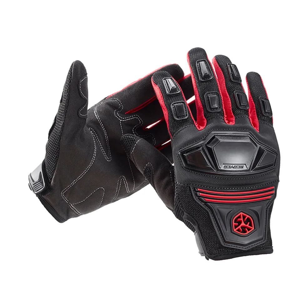 Новые уличные внедорожные Мотоциклетные Перчатки Guantes для мужчин и женщин для вождения полный палец микрофибра Нескользящие мотоциклетные гоночные варежки Luvas