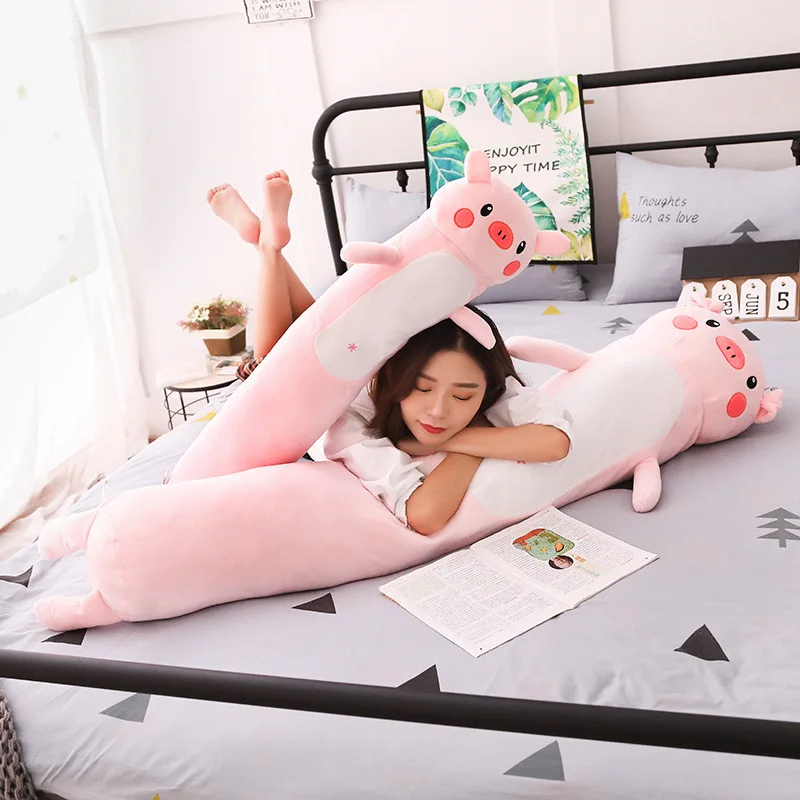 

Cartoon Animal Cylindrical Long Pillow Sofa Office Napping Pillow Large Size Washable Long Pillow