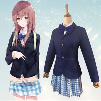

Anime A Silent Voice/The Shape Of Voice Shouko Nishimiya Shoko Cosplay Costume Women Custom Made Cute Girls School Uniform