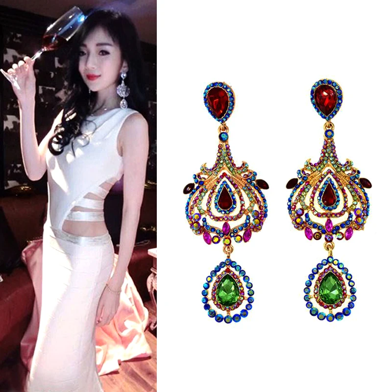 What type of earrings shall I wear on a long dress with hair bun? - Quora