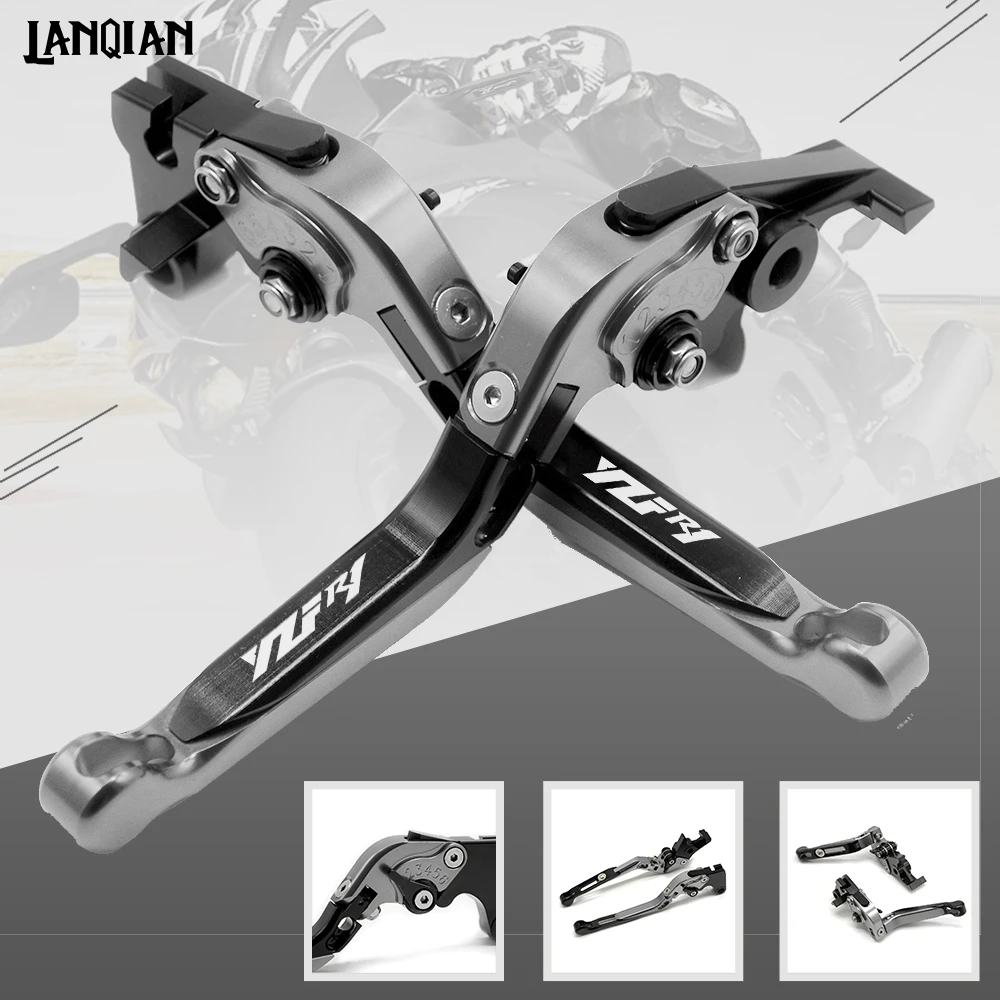 

For Yamaha YZF R1 Motorcycle Adjustable Folding Brake Clutch Levers YZF R1 2004 2005 2006 2007 2008 YZFR1 CNC Accessories