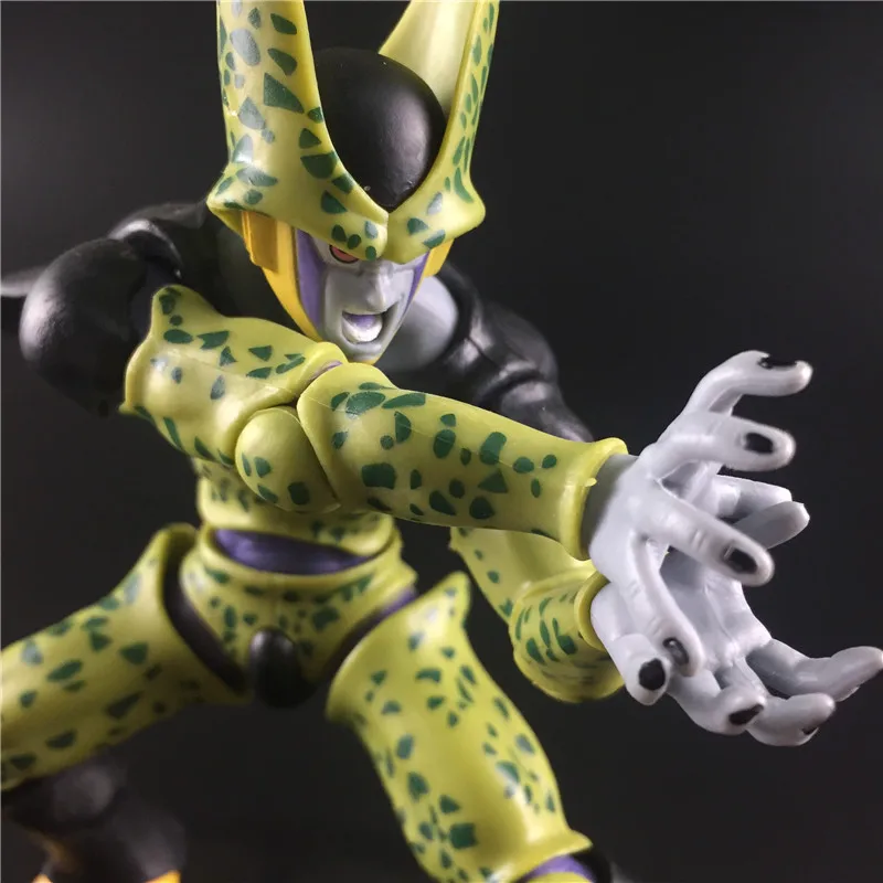 Anime Dragon Ball Z Sel Evolusi Akhir Pvc Action Figure Mainan Dbz Sel Cross Masa Depan Koleksi Model 18 Cm Aliexpress