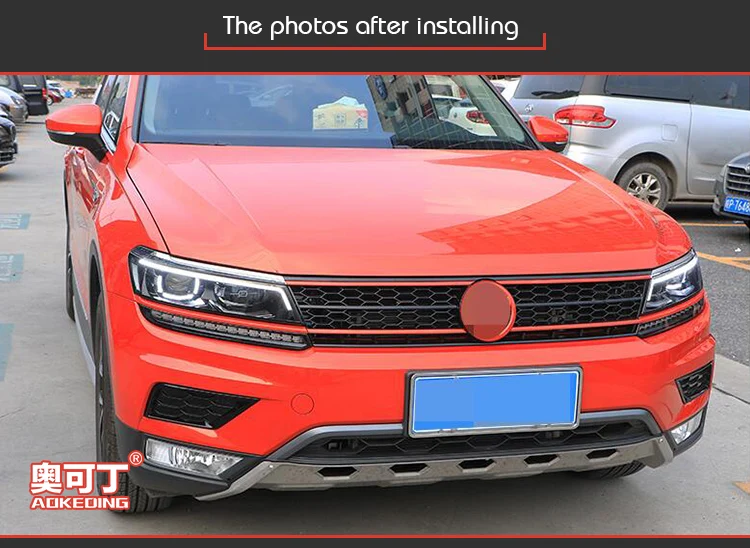 Автомобильный Стайлинг фара чехол для VW Tiguan фары- Tiguan светодиодный задний фонарь светодиодный DRL H7 D2H Hid Ангел глаз Bi Xenon
