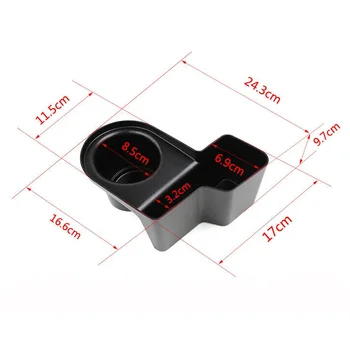 

Parts Storage Box Accessories Car Black ABS Gear Shift Side Garbage Bin