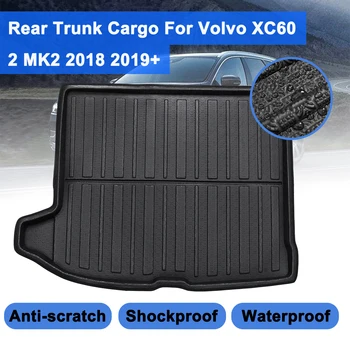 

For Volvo XC60 2 MK2 2018 2019+ Rear Trunk Boot Mat Floor Carpet Boot Cargo Liner Luggage Tray Mud Protector Waterproof