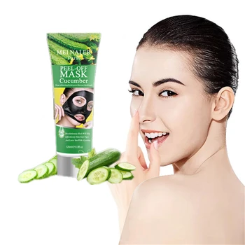 

Hot Sale Purifying Blackhead Cleaning Mask For The Face Pore Contraction Skin Whitening Acne Treatment Cucumber Face Sheet 1Pcs