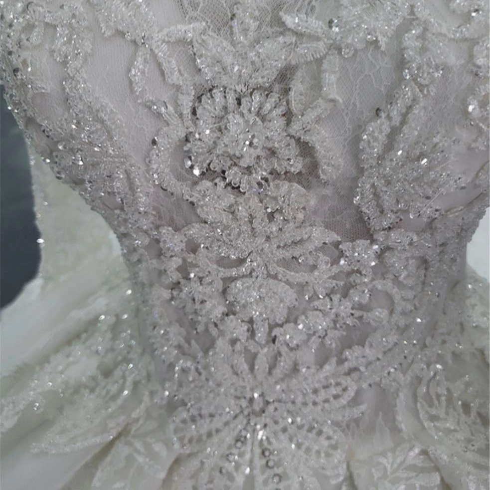 Robe De Mariage Femme женское камуфляжное свадебное платье с бисером размера плюс роскошное милое Кружевное Свадебное бальное платье