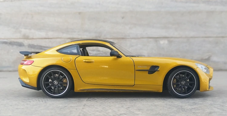 Welly 1/24 1:24 Mercedes Benz AMG GT R спортивный гоночный автомобиль Транспортное средство литье под давлением дисплей Модель игрушки на день рождения для детей мальчиков и девочек