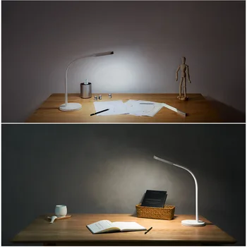 

Adjustable Home Durable Foldable Brightness Table Light Flexible Desk LED Lamp Reading White Touch Dimming ABS For Yeelight