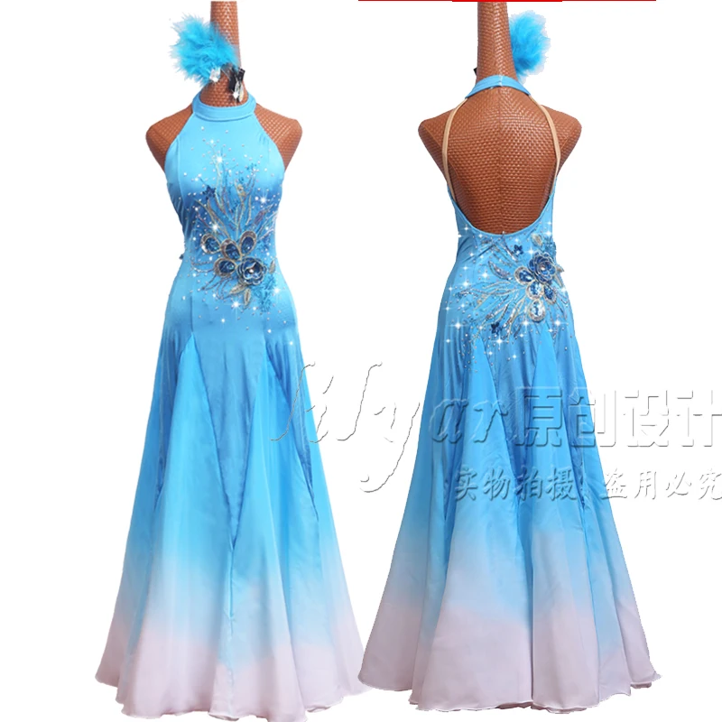 Ballroom Dance Dress Standard Skirt Competition Dress Costumes Performing Dress Customize New Arrival Adult Children