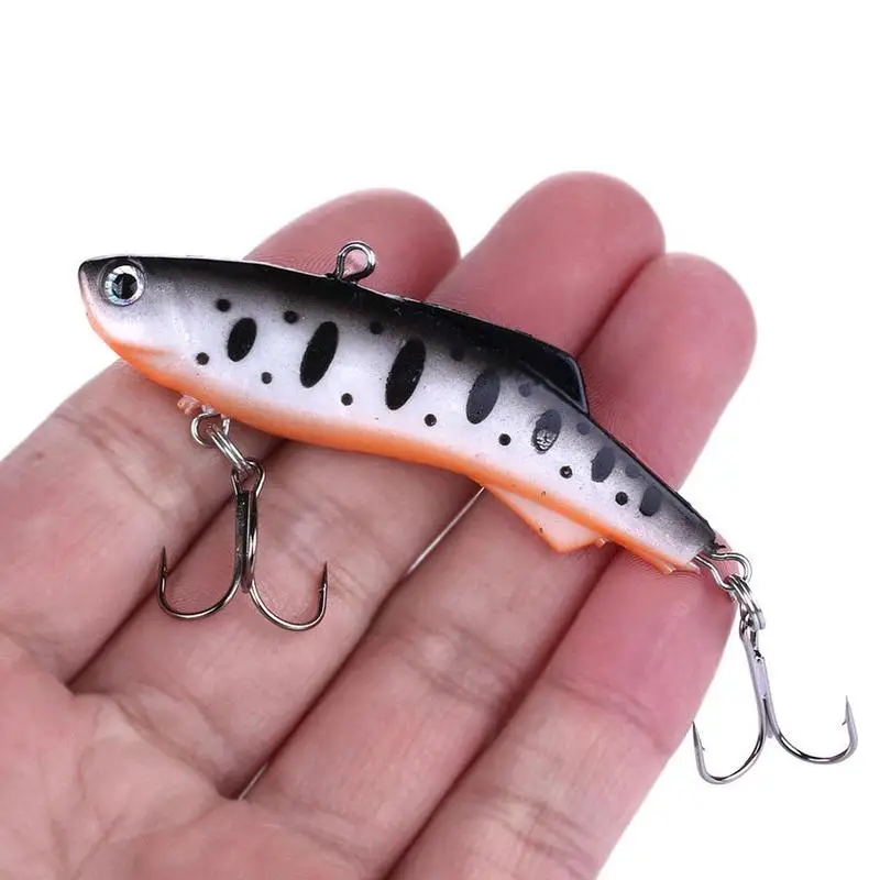Boats Ratlins And Vib For Winter Sinking Artificial Fishing Bait Sinking Wobbler Winter Ratlins And Vib Fishing Tackle