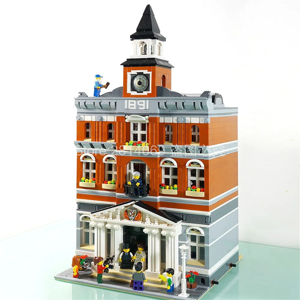 Online 15003 Creator Stadt Straße Die Stadt Halle Modell 2859Pcs Bausteine Spielzeug Kinder Geschenke Kompatibel mit 10224