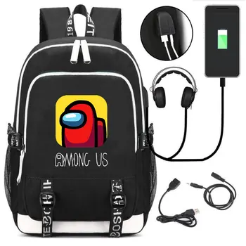 

Among Us Printed Middle School Bags For Students Boy Girls Youth Hip Hop Outdoor Sport Travel Backpack Women Men Casual Mochilas