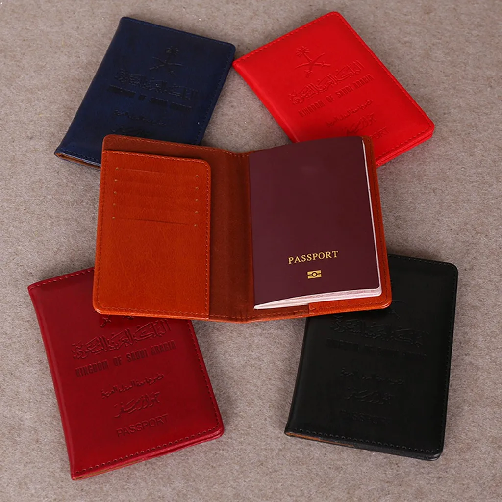 

Unisex Leather Wallet Coin Purse Passport Packet Card Holder Travel Cover Case wallet women portefeuille femme Purse Female