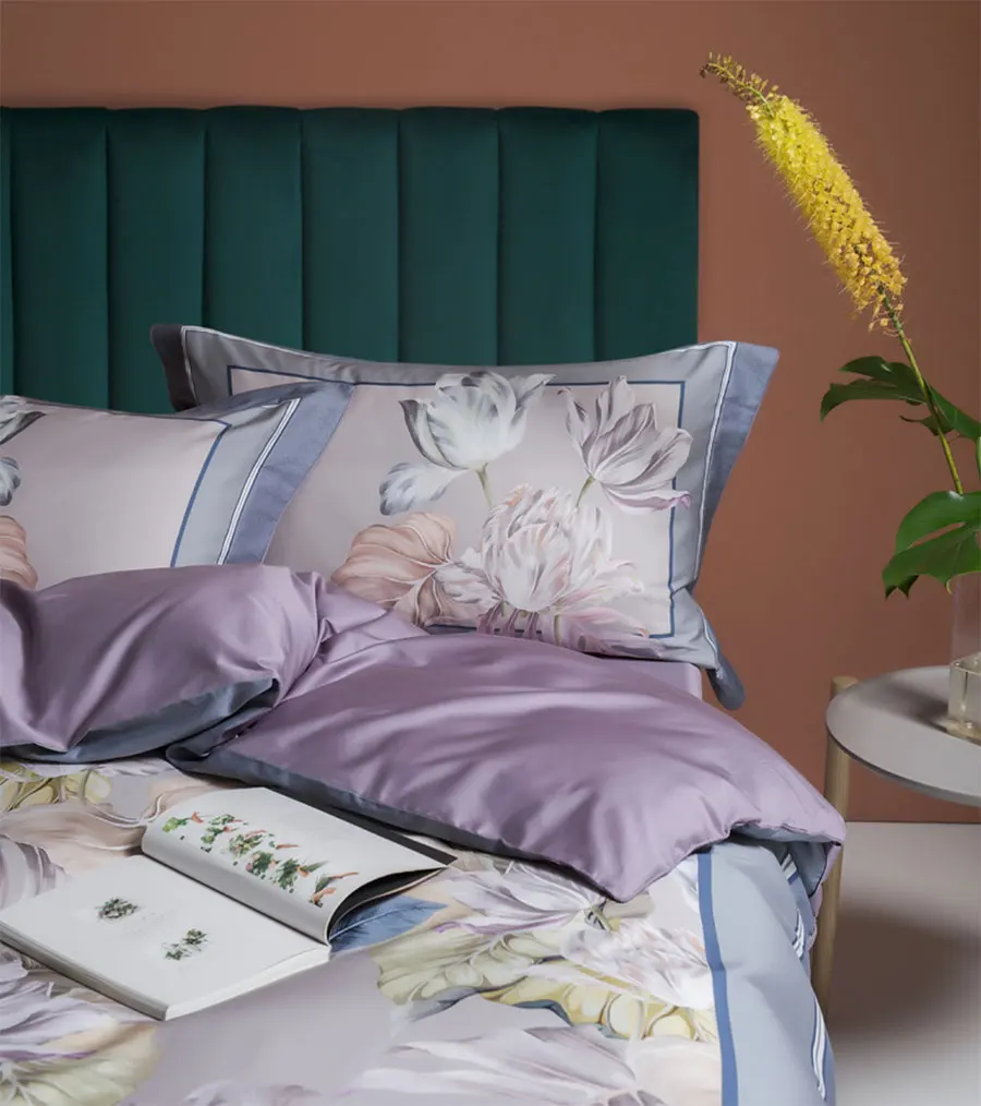 Europe American plant bedding set,full queen king cotton vintage pastoral double home textile bedsheet pillow case quilt cover