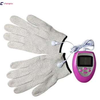 

Freeshipping 1pc Multifunction Portable Full Body Massager Digital Therapy Machine Muscle Pain Relief Acupuncture with gloves