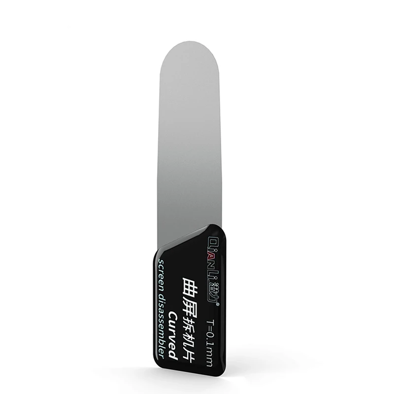 

QianLi Mobile Phone Curved LCD Screen Spudger Opening Pry Card Tools Steel Ultra Thin Blade Flexible Screen Disassemble Spudger