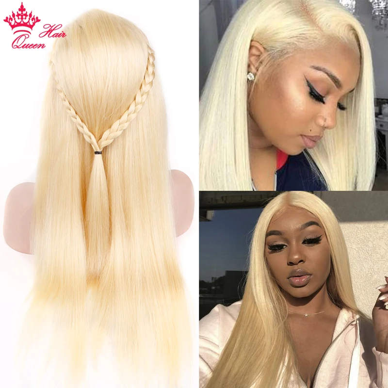 Lace Front Wig Real HD Blonde 100% Human Hair for Queen Hair lace front wigs human hair wig