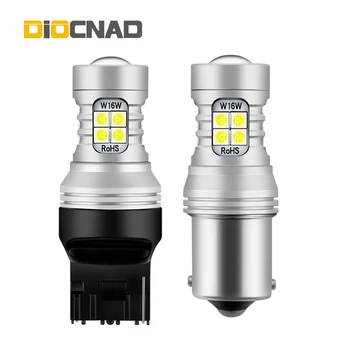 

1pcs Canbus Car LED Reverse Light Auto Lamp Bulb W16W T15 W21W T20 P21W BA15S For vw passat b6 b5 b7 b3 t5 touran touareg bora