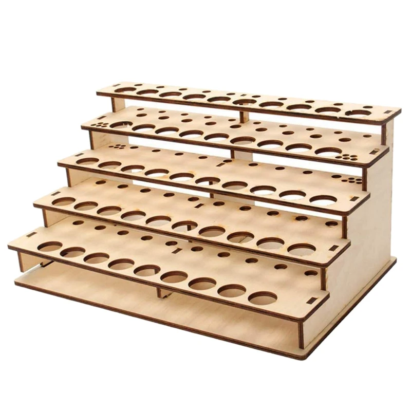 

Paint Bottles Rack DIY Paint Brushes Display Rack Storage Stand,Painting Brushes Tray Modular Tool